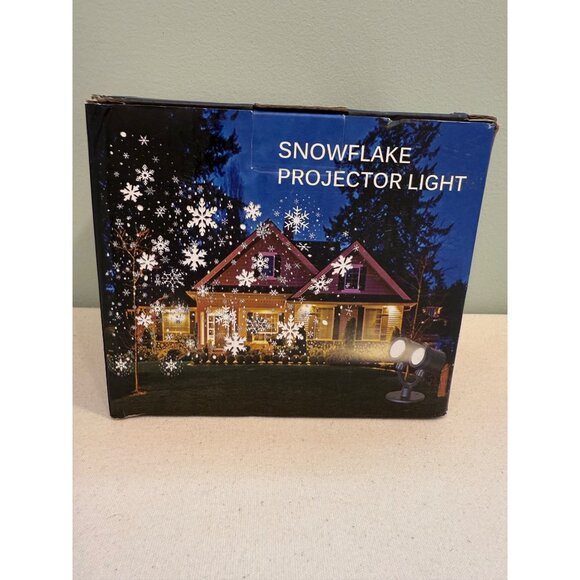 Christmas Snowflake Projector Lights Outdoor, 2024 Upgraded Snowfall Christmas P - Picture 2 of 4